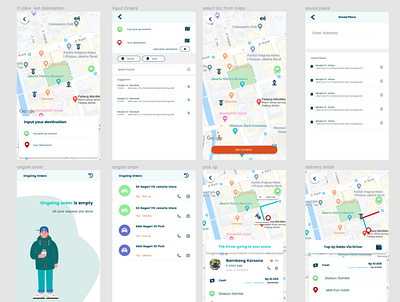 ride shareing app rideshare ui app