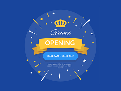 Grand opening template