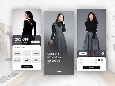 E-commerce App Concept app app concept cart clothing shopping app