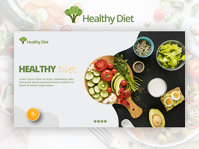 Healthy Food banner banner food health organic webbanner