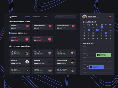 Dark UI - Dashboard dark theme dashboard platform uiux