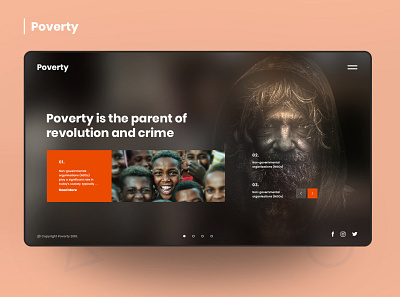 Poverty interface minimalismus ui user interface ux web website