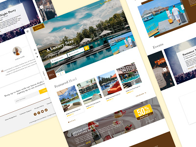 UI Design For Hotel @hotel @uiux design @uxui design