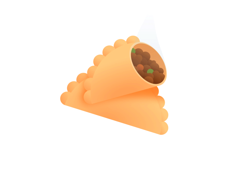 Empanada🇦🇷 after effects after effects animation animation cartoon emoji empanada food gradient gradient icon icon animation illustration illustrator loop sandwich vector