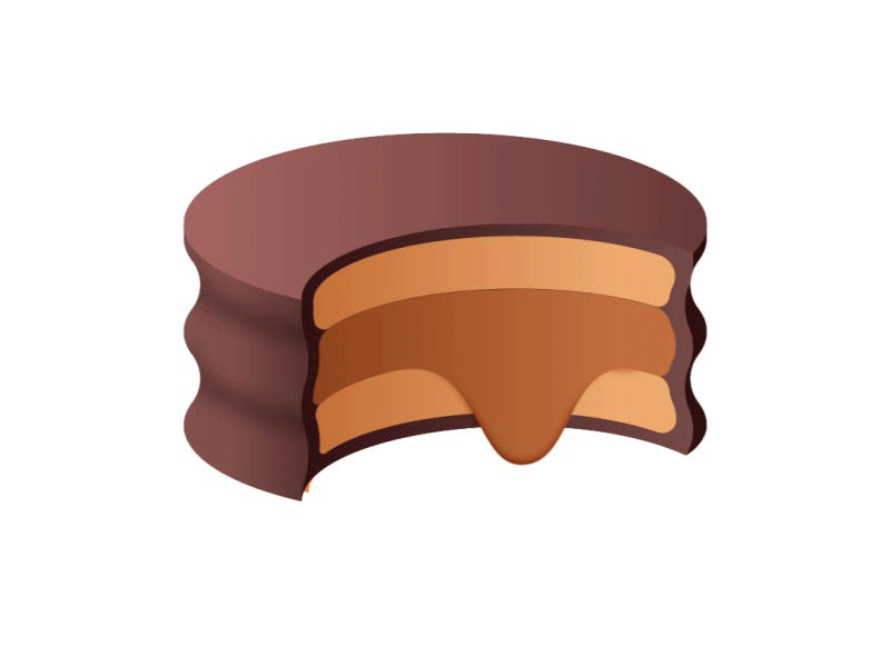 Alfajor🇦🇷 after effects after effects animation alfajor animation cartoon emoji food gradient gradient icon icon illustration illustrator loop vector