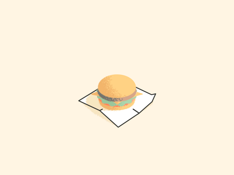 Heli-burger🍔 after effects after effects animation animation art burger cartoon emoji fast food food gradient grain illustration illustrator loop vector
