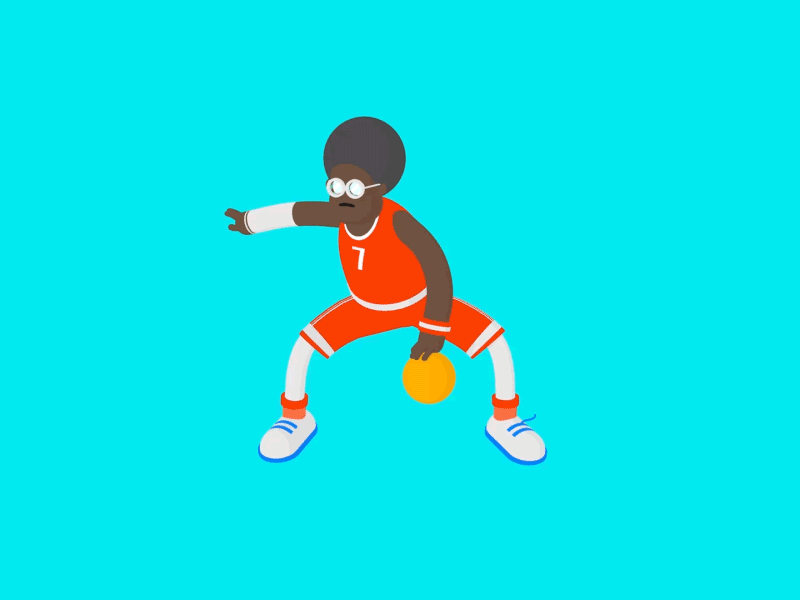 ⛹️‍♂️ after effects animation basketball c4d cartoon character cinema4d illustration