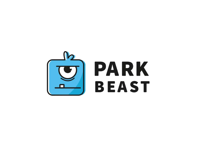 Park Beast 5 element animation hairstyle logotype monster