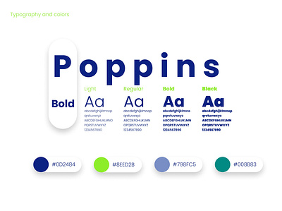 Ecobot typography and colors branding branding design design logo minimal typography ui vector