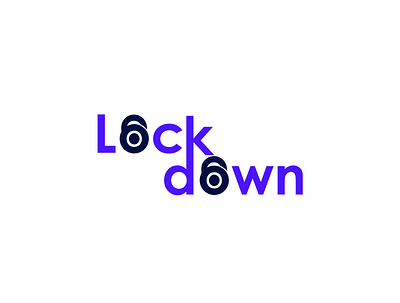 Lock dowm logo design branding design logo minimal typography vector
