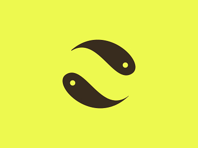 2 Fish in the Sea - Symbolic logo design for startup brand