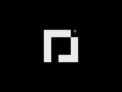 WW002 black branding color designs exploration flat graphics ideas inspiration letter p letterdesign letters logo logotype negative space logo negativespace