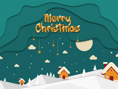 Merry Christmas design flat illustration illustrator ui vector