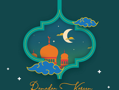 Ramadan Kareem design flat flat design illustration