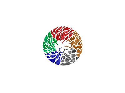 5 Elements + Brain acupuncture ancient asia asian brain china chinese clinic colorful elements healthy logo medical medicine mental mind physician psychiatrist psychiatry wellness