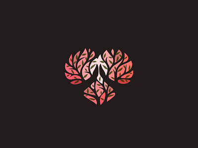 Burning Bush // All good things come to those who pray amen bible burning bush dove fire flame god heart holy holyspirit leaf leaves moses plant pray prayer spirit tree