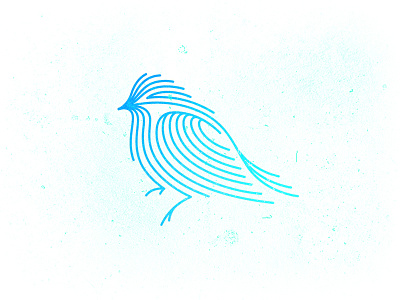 Indigo bird logo architecture bird blue gradient indigo lines logo