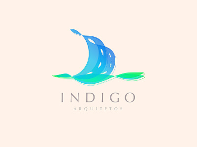 Bird + building Indigo logo 
