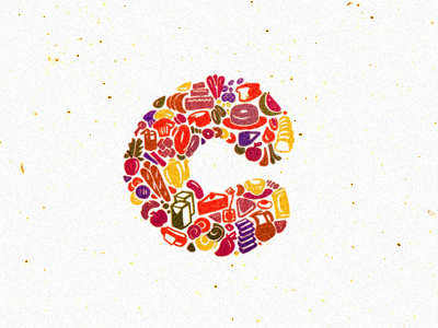 C Logo food deli restaurant c cake bread fruits brazil brand brand identity branding brasil design design studio identidade de marca identidade visual identity logotipo logotype breno bitencourt breno bitencourt visual identity bauru logodesign logodesigner featured logo