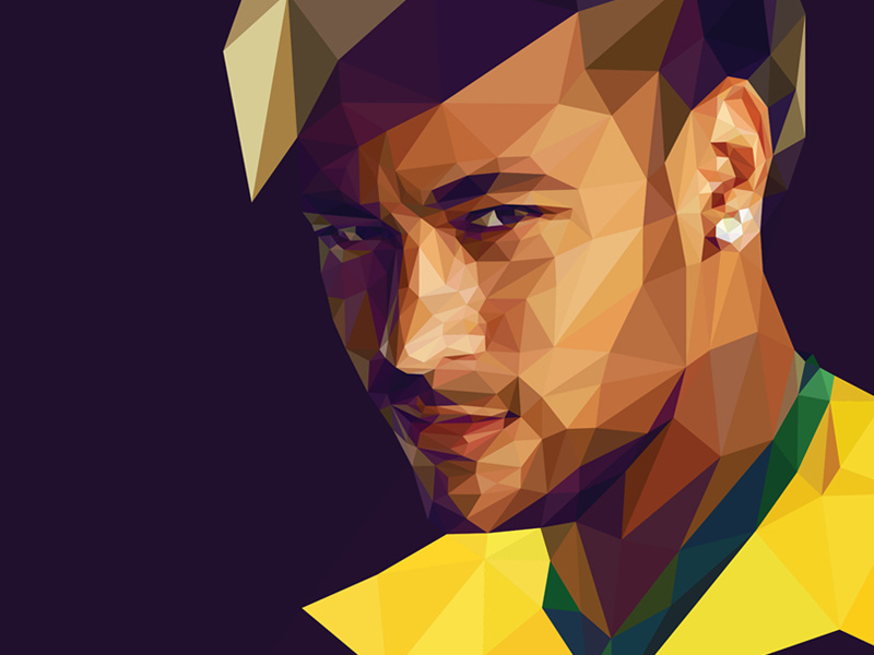 Poly Neymar Jr. #bra By Breno Bitencourt On Dribbble