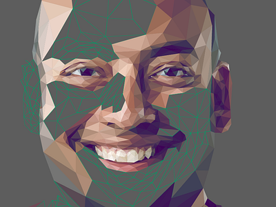 Mano lowpoly portrait