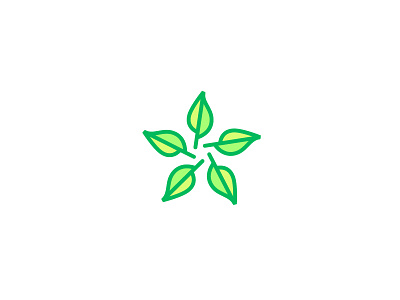 Green Star logo by Breno Bitencourt on Dribbble