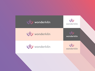 Wonderkiln logo crown design final heat kiln magic star usage w wonder
