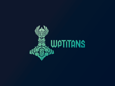 Wptitans Logo - Color study