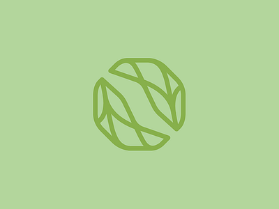 Sparkgrid Leaves 2017 color of the year eco energy geometric green greenery grow leafs logo pantone