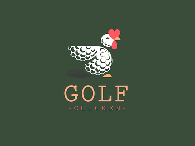 Golf Chicken chick chicken chicken wing golf golf ball hen hole play wing