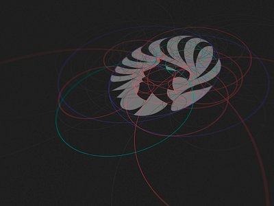Flamo // grid branding eagle egg face fire flame geometric grid mark profile symbol