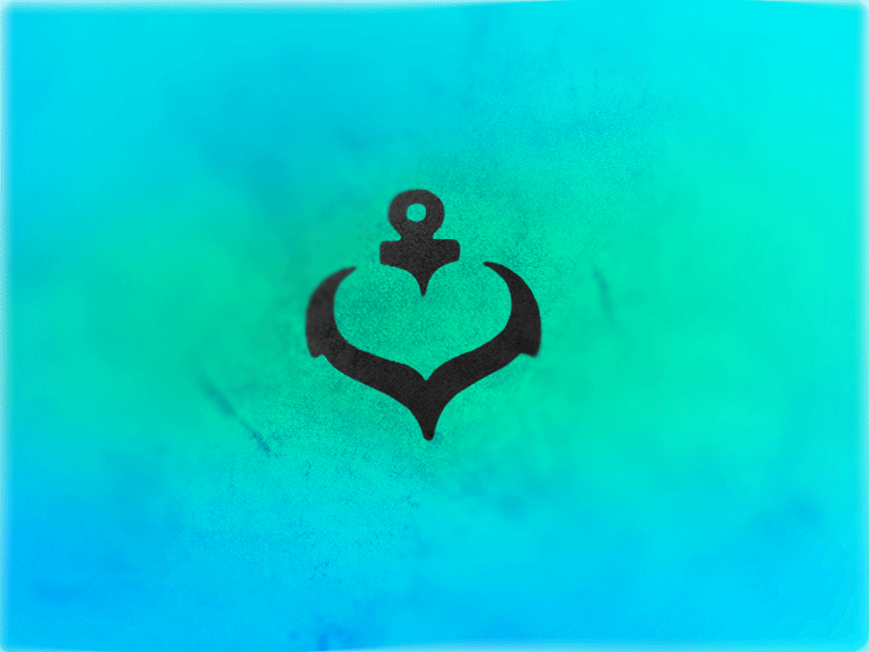 Anchored Heart - Logo concept anchor anchored docked grounded heart love sea tattoo