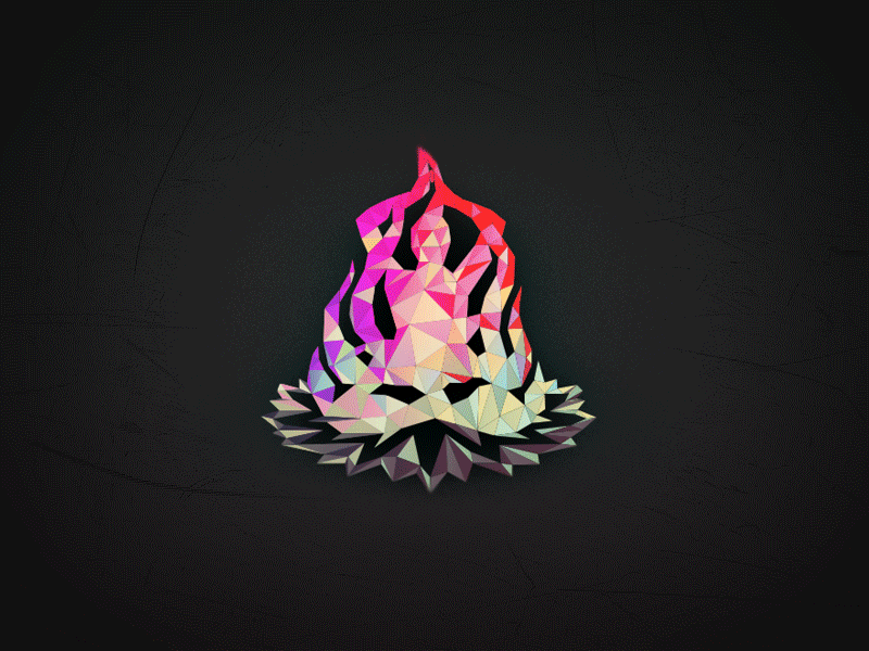 Light Meditation Triangle Logo candle flame flower gif krishna light logo lotus meditation process triangle yoga