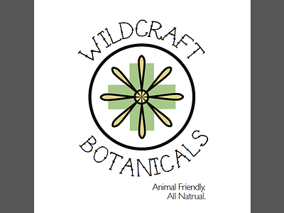 Wildcraft Botanicals Logo 1 design illustration logo