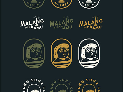 MASUKA - Malang Suka Kamu brand calligraph design icon illustration lettering logo retro type typography vector vintage