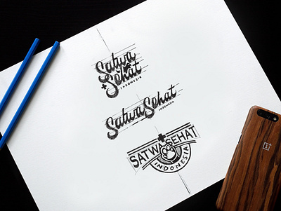 WIP Logo Satwa Sehat | INA branding calligraphy design graphic handlettering illustration inspiration lettering logo type typography