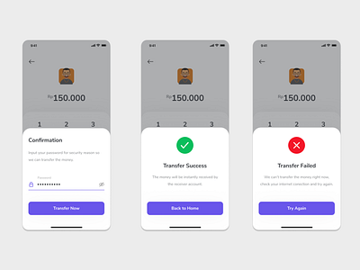 Daily UI :: 054 Confirmation app daily ui ui