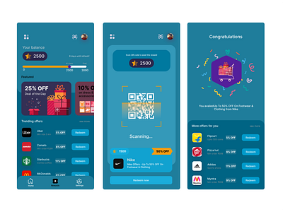 Daily UI :: 061 Redeem Coupon app daily ui ui