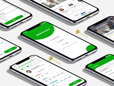 Apps Appointment for doctor app design ui