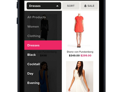 ShopStyle App app categories products search shopping