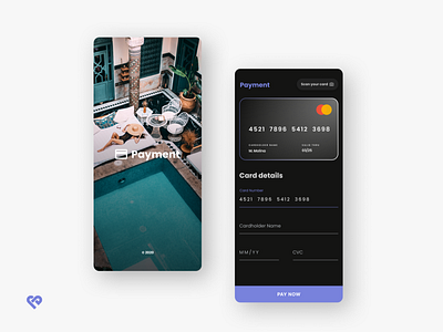 Payment UI app challenge checkout colors credit card dailyui dark mode design identity payment ui ux