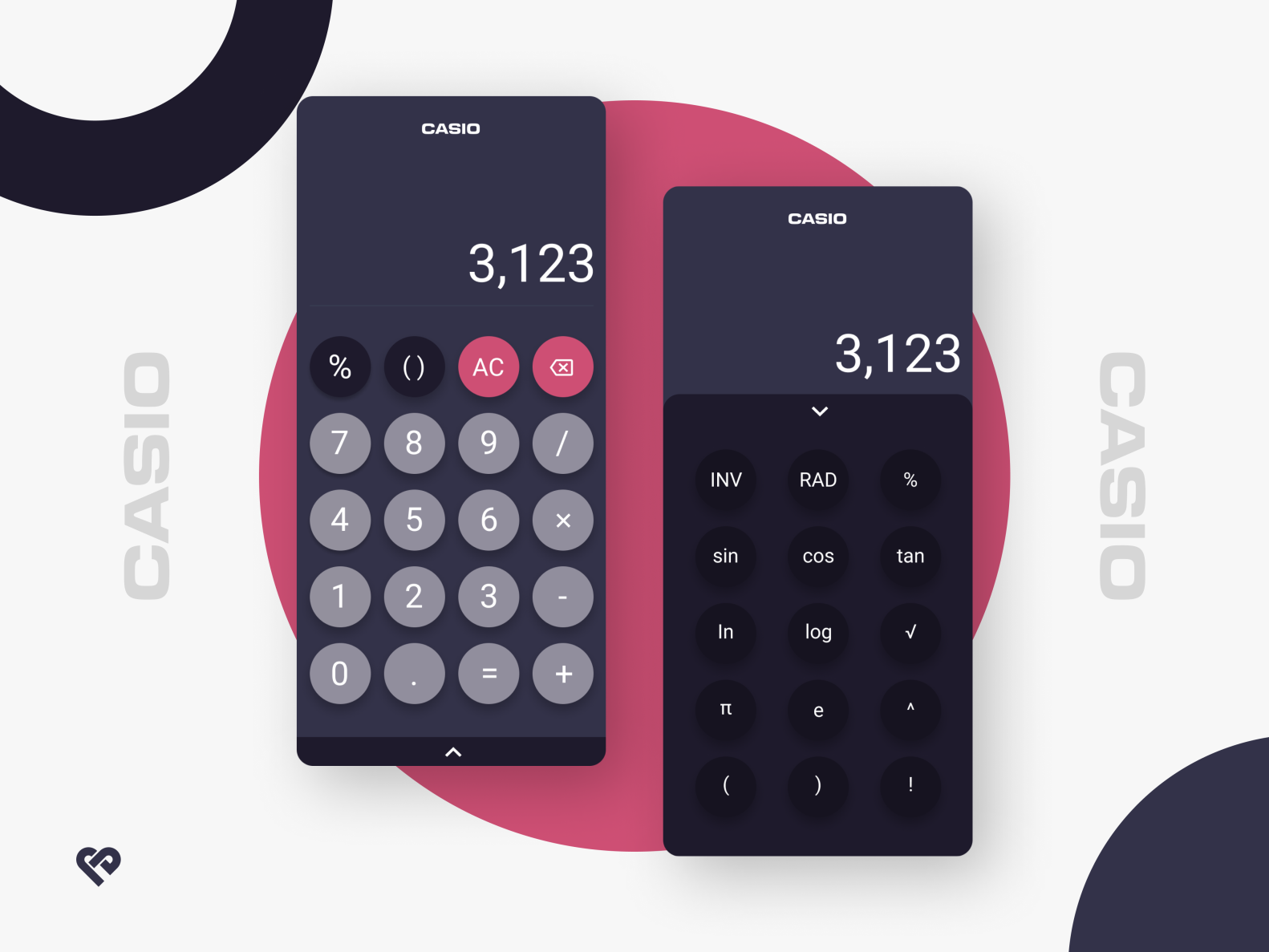 Casio Calculator App by Andrés Paredes on Dribbble