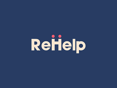Rehelp Logo brand design brand identity branding colors design help identity logo