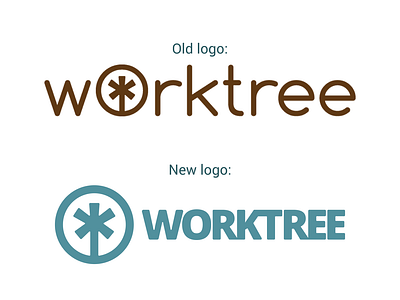 Logo redesign for Worktree