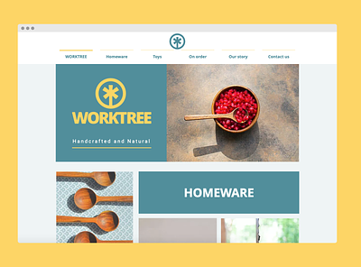 Worktree website branding ui ux web design website