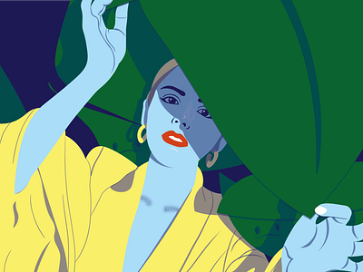 New Magic babe blue character illustration kiernan shipka pop art popsurrealism sabrina sabrina spellman sabrinas chilling adventures woman