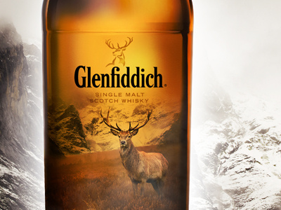 Glenfiddich ad concept design single malt whiskey