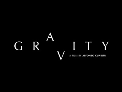 Gravity film gravity movie typography