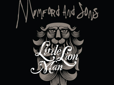 Mumford & Sons design lettering type typography