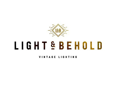 Light & Behold branding identity lighting logo luxury